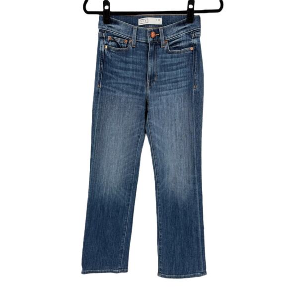 AYR Womens The Pop in Laid Back Straight Leg Ankle Crop Jeans Size 25